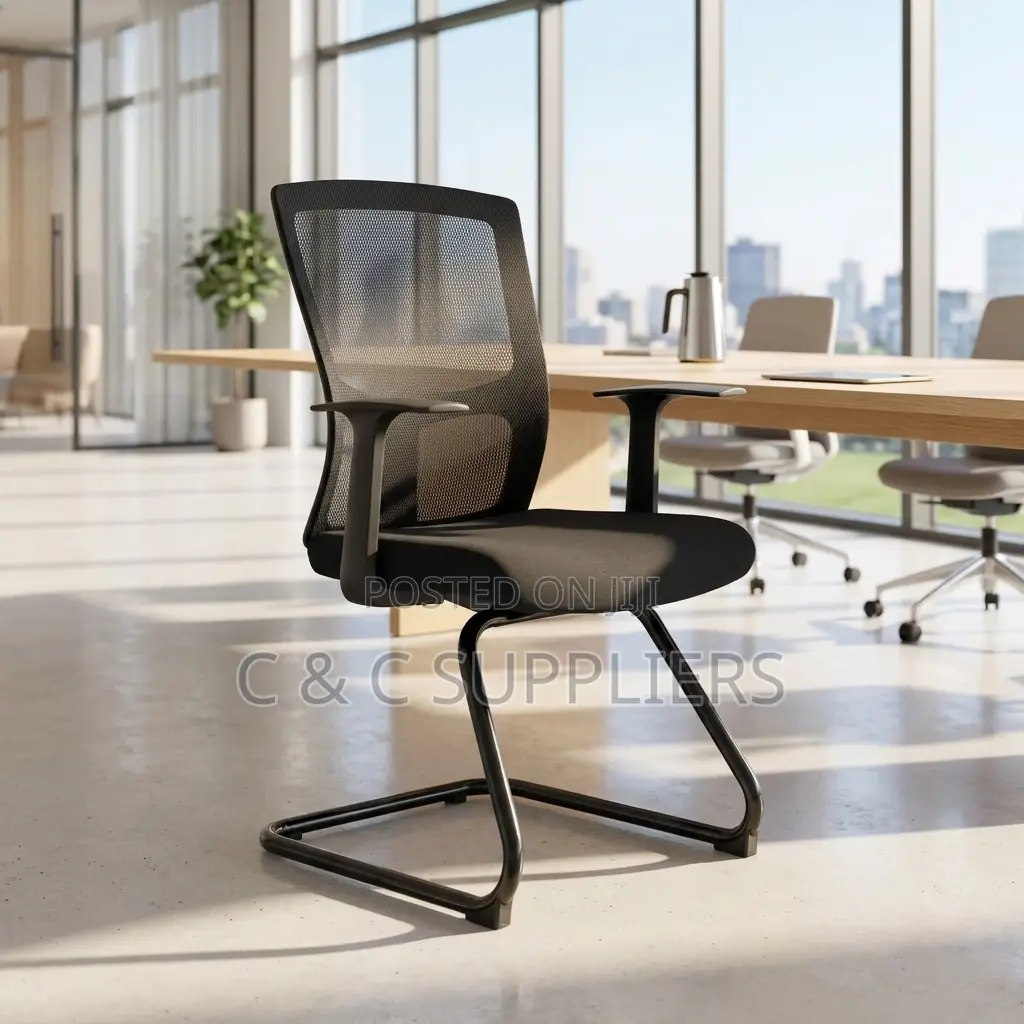 Orthopedic Visitor's Chair With Adjustable Arms