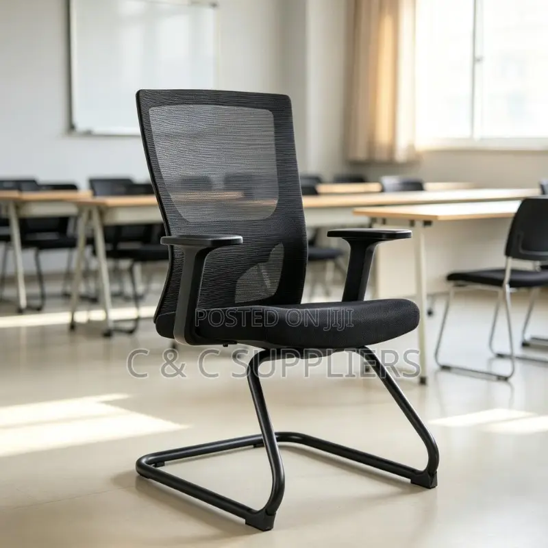 Orthopedic Visitor's Chair With Adjustable Arms