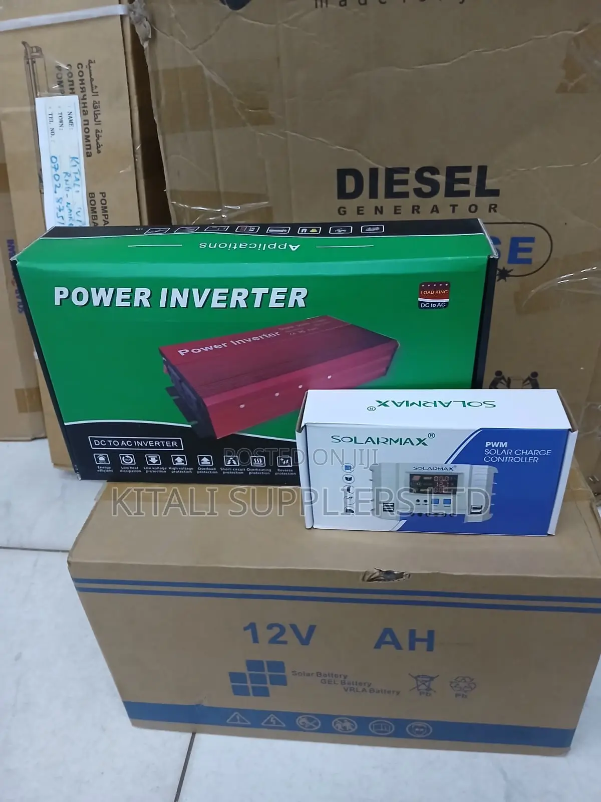 100ah Solar Gel Battery With 1000w Inverter 20a Controller