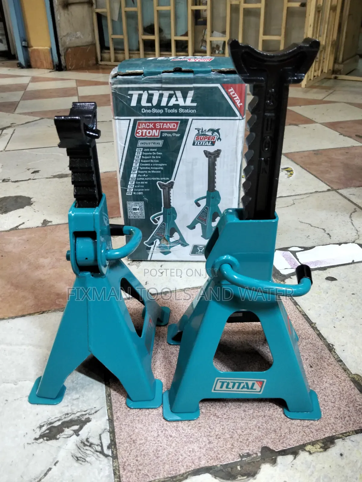 Auto-Garage Technical Jack Stands 3 Tons for Mechanical Support Set