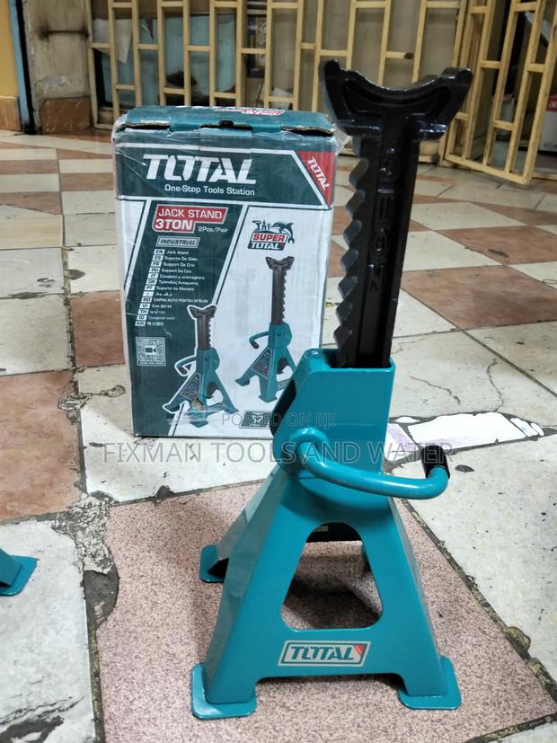 Auto-Garage Technical Jack Stands 3 Tons for Mechanical Support Set - thumbnail 2