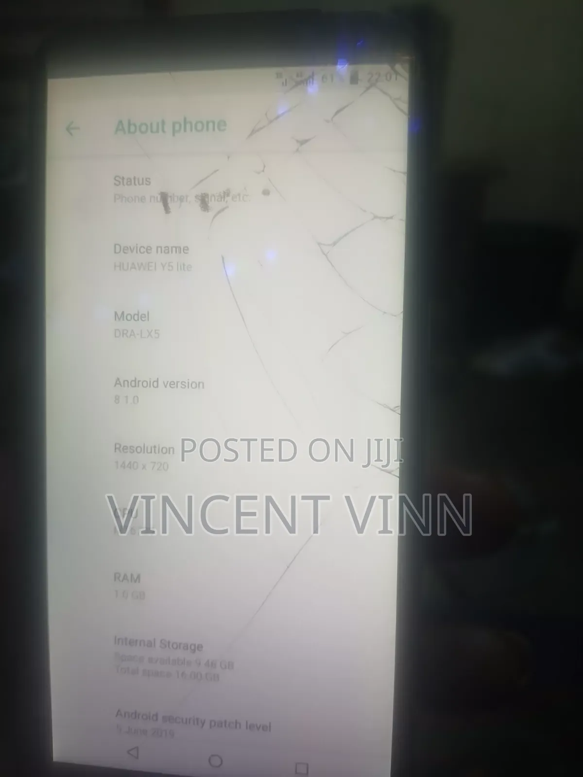 Huawei Y5 Lite 16 GB Black