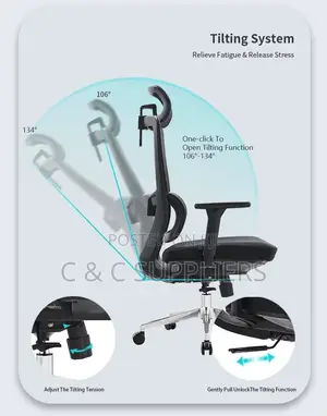 Modern High Back Mesh Orthopedic Chair