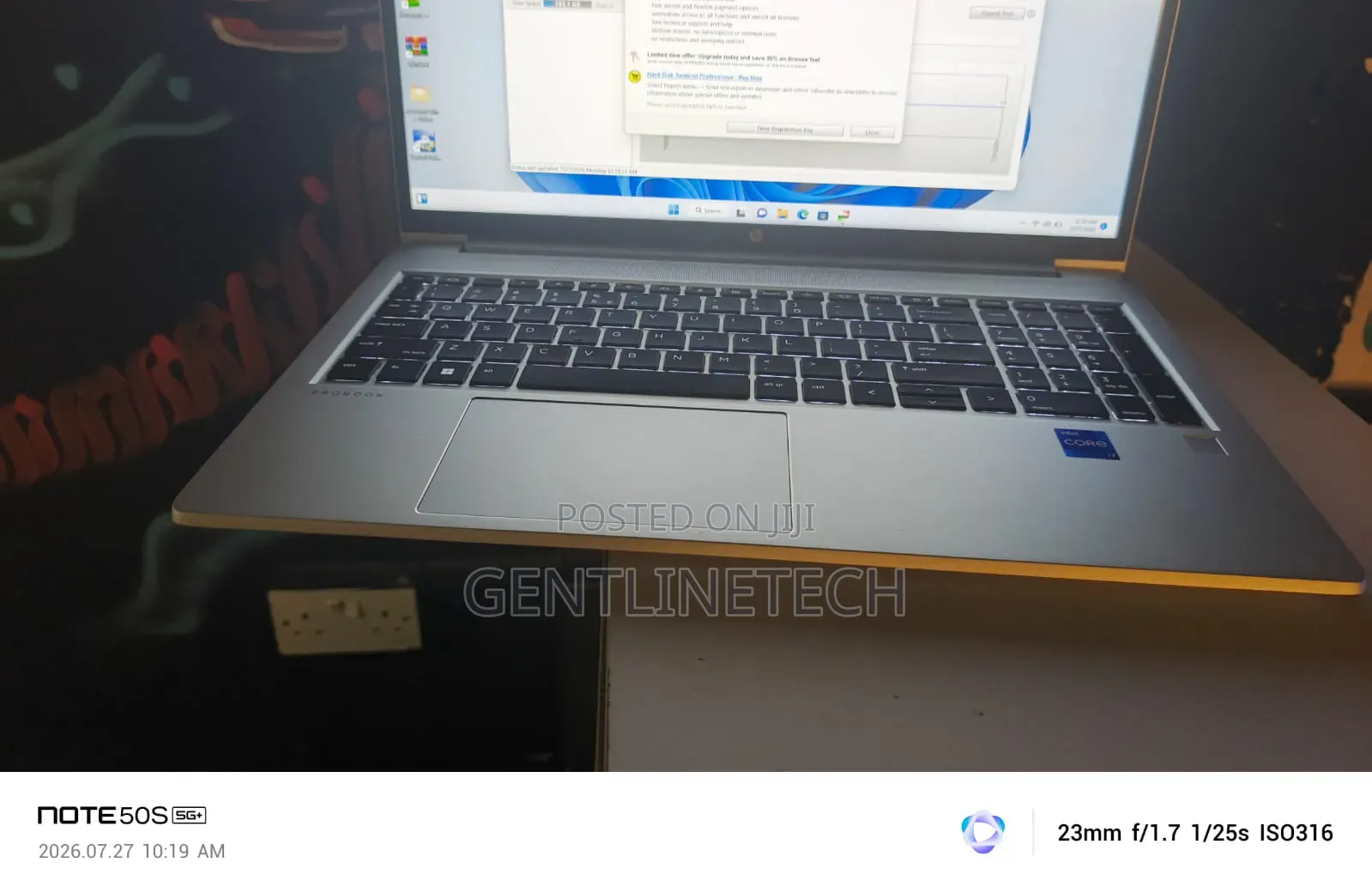 Laptop HP ProBook 450 G8 16GB Intel Core i7 HDD 256GB
