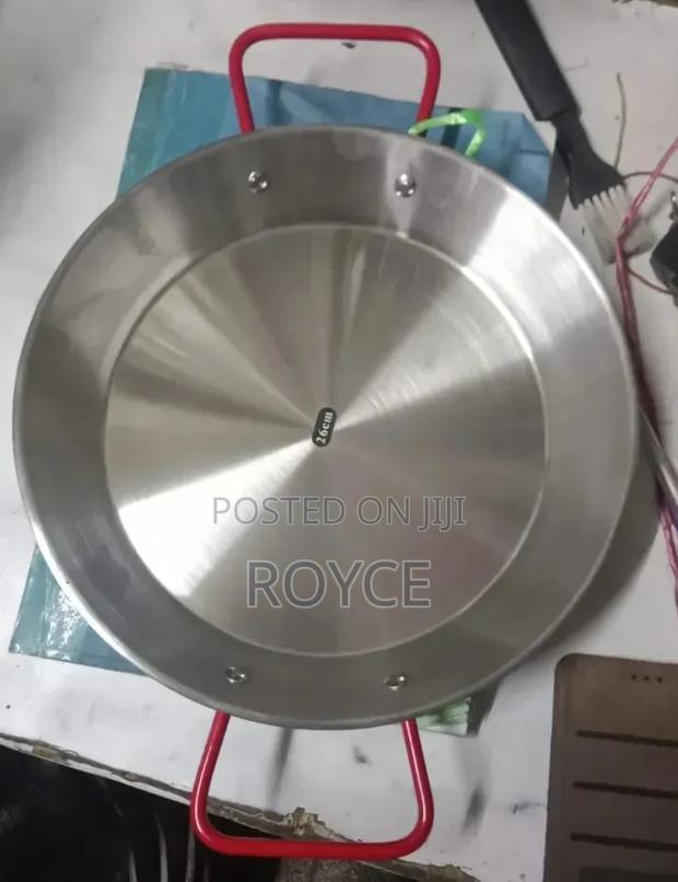Stainless Steel Paella Pan - main view