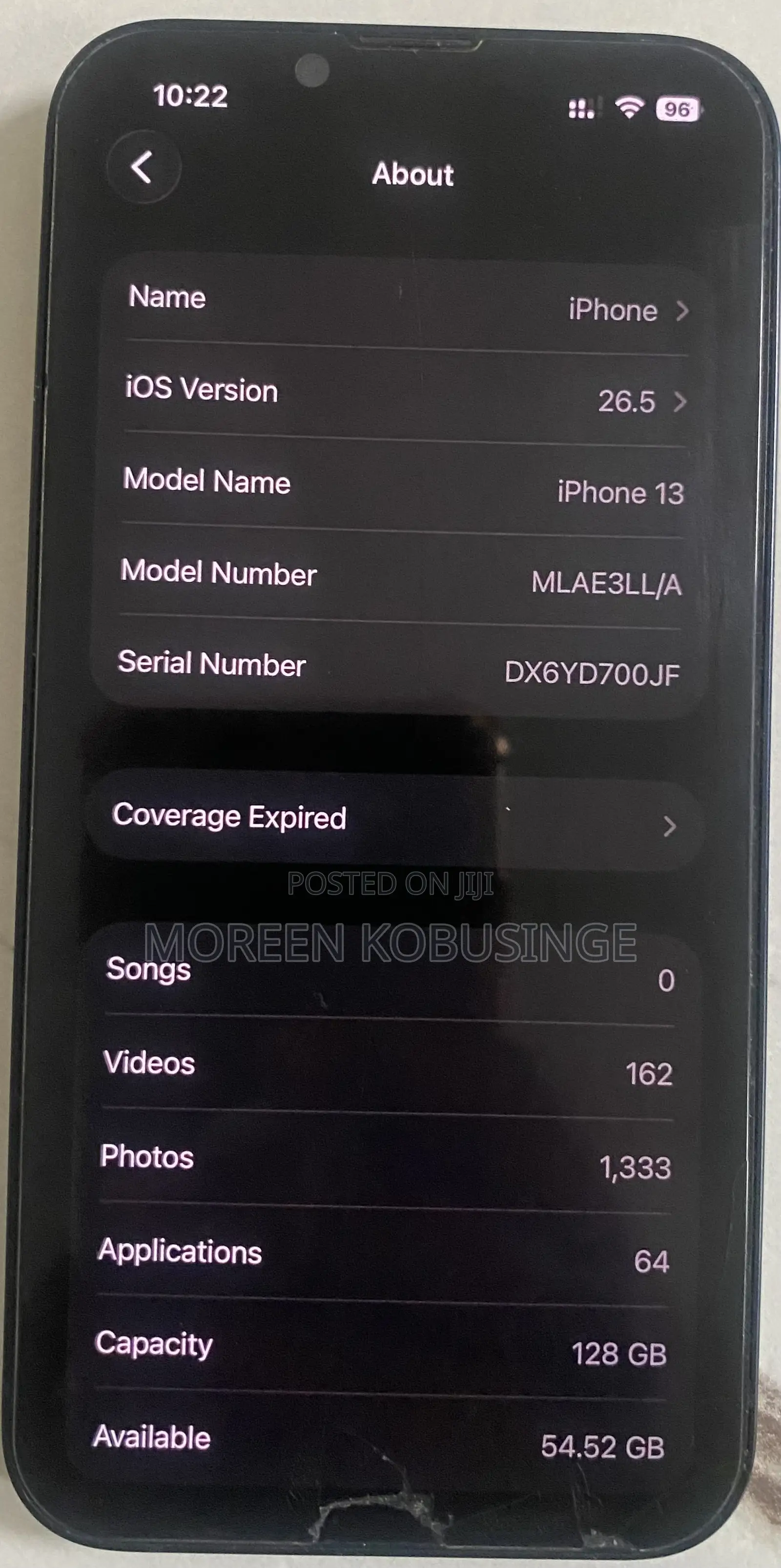 Apple iPhone 13 128 GB Black