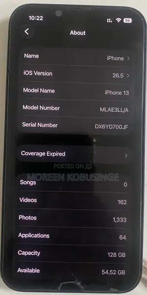Apple iPhone 13 128 GB Black