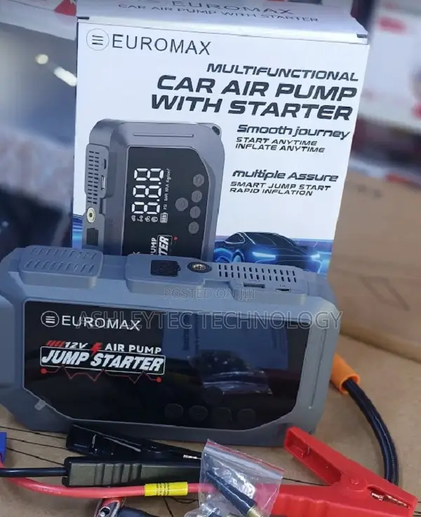 New Euromax EMK3 Multifunctional Jump Starter Kit – Emergency Power