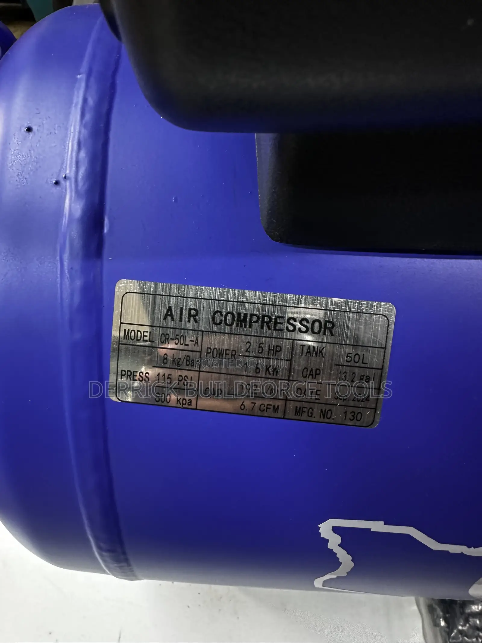 Cruiser Italy 50l 2.5Hp Electric Compressor
