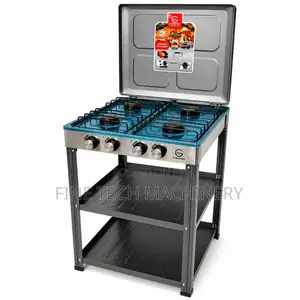 Eurochef Full Gas Standing Cooker With Shelves
