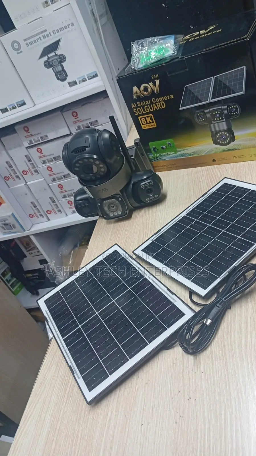 High Performance Aov 24h Ai Solar Camera Solguard Ultra Hd