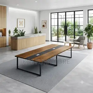 Boardroom Table; 2.4 Meters Wooden Office Confrence Meeting Table