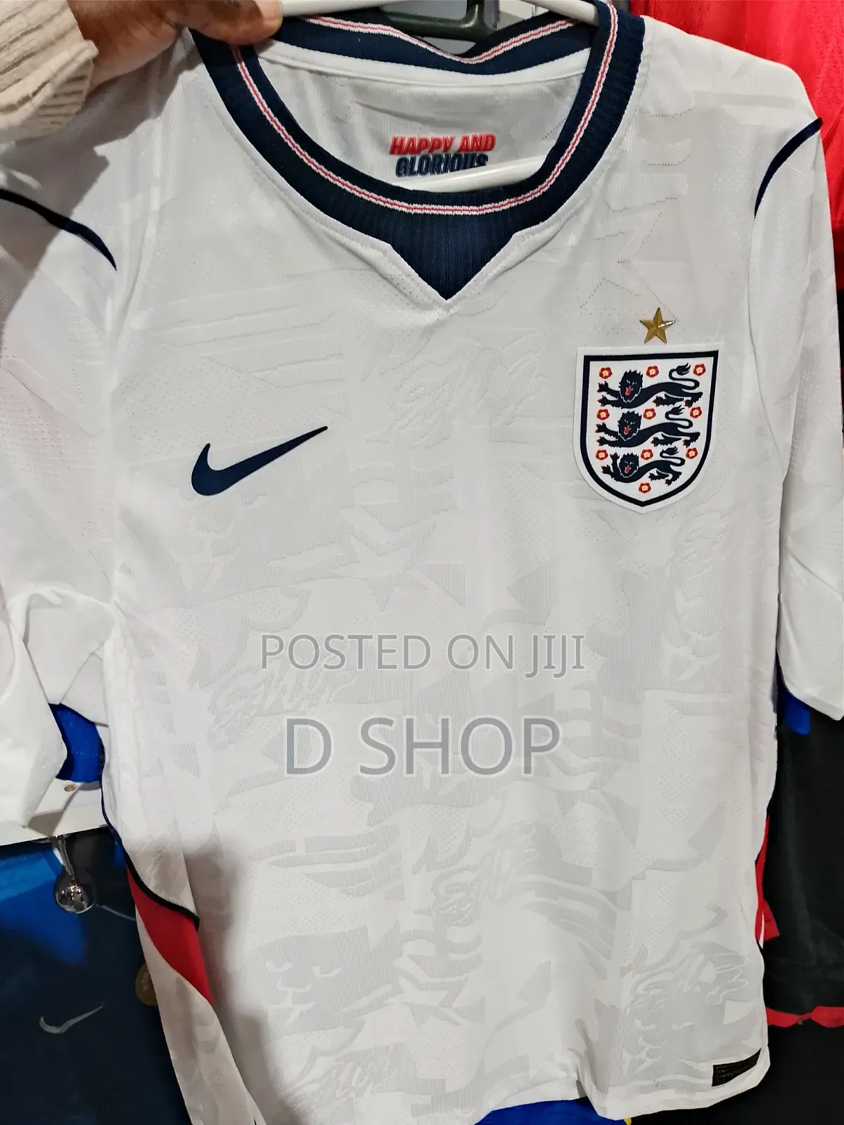 England White WorldCup Jersey