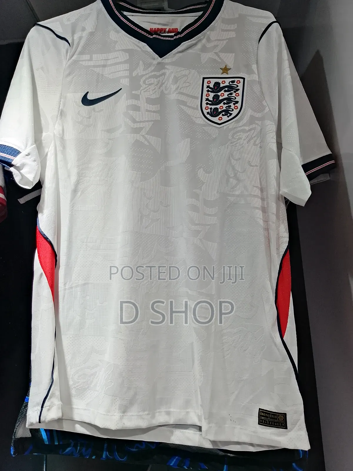 England White WorldCup Jersey