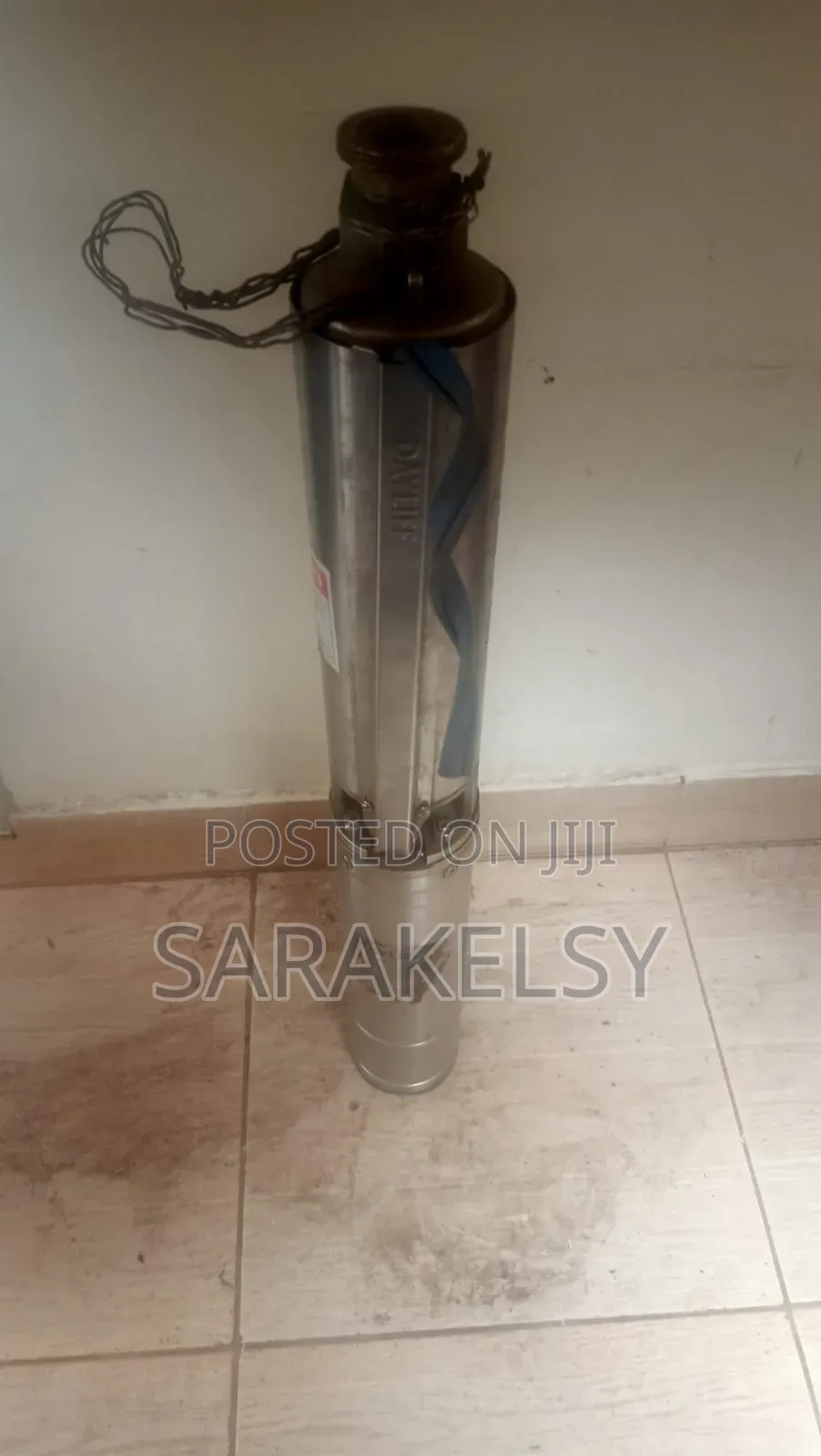 Electric Water Pump DAYLIFD MODEL DSD 3/7 - Damaged