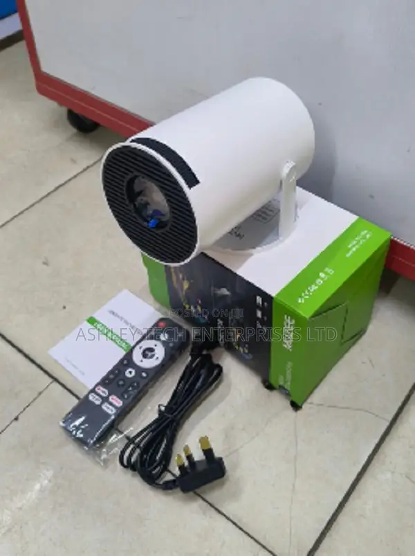 HY300 Mini LED Projector – 180° Rotating Portable Projector