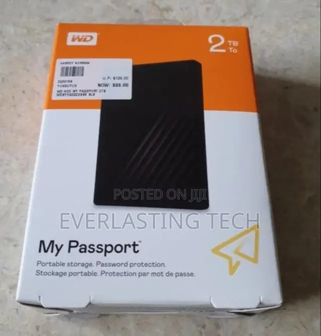 WD My Passport 2TB External Portable Hard Drive