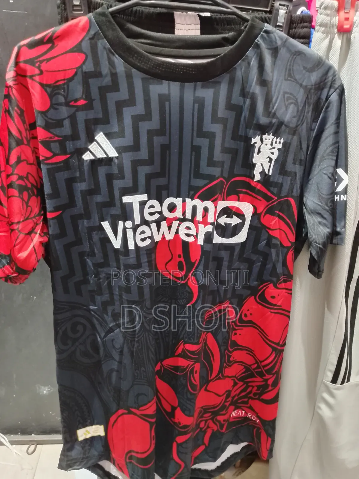 Black Manchester United Jersey