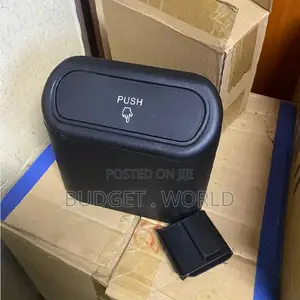 Portable Push Lid Car Waste Bin – Leakproof Interior Organizer