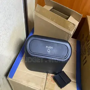 Mini Waterproof Car Dustbin – Stylish Push-Top Waste Container
