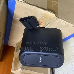 . Multipurpose Mini Car Bin With Secure Push Lid and Waterproof Body