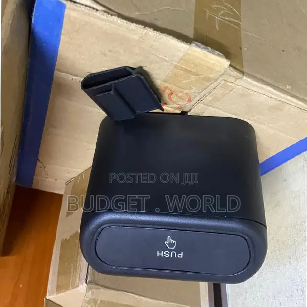 . Multipurpose Mini Car Bin With Secure Push Lid and Waterproof Body