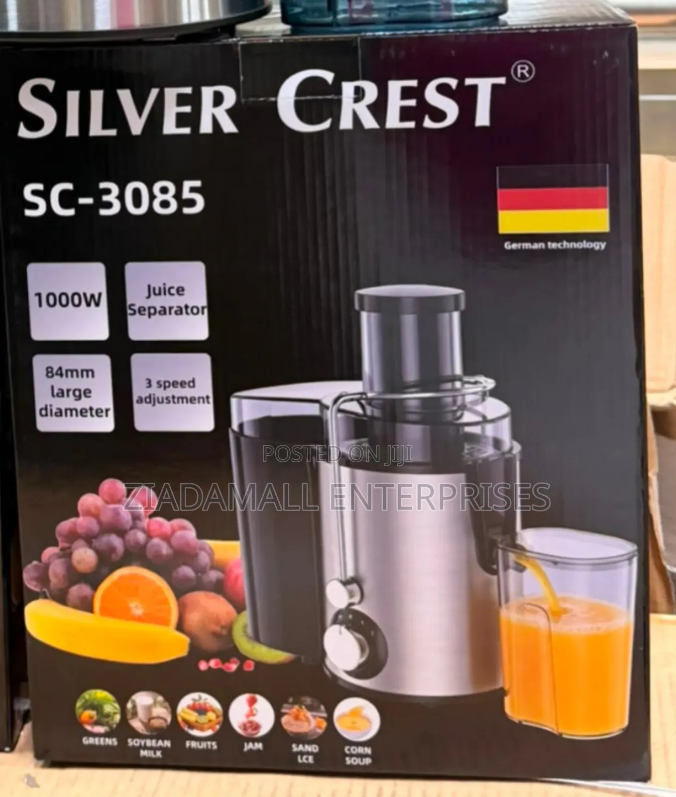 1000watts Silvercrest Juicer /Juice Extractor