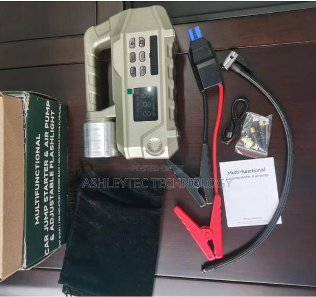 High Power, Jump Starter Digital Compressor, Adjustable Flash Light - main view