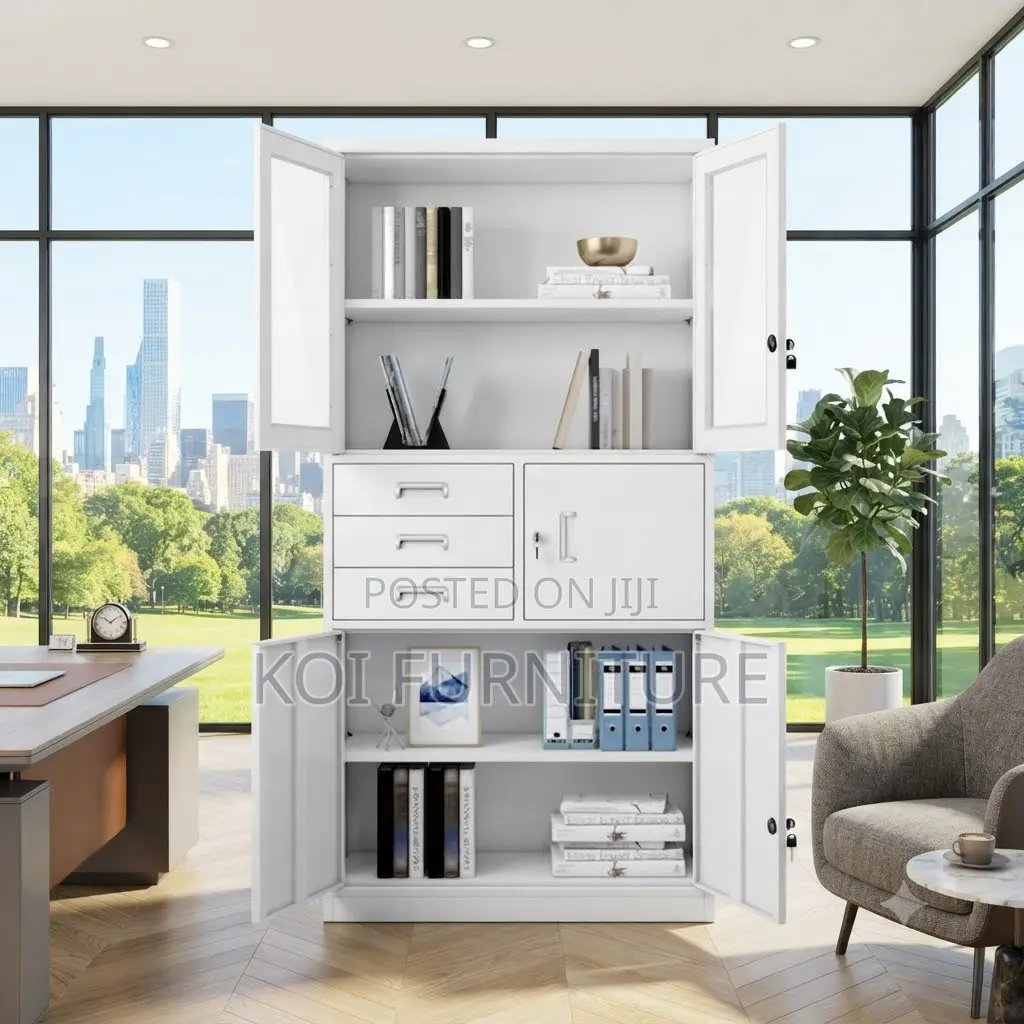 Office Cabinet; Two Doors Steel Refined Surface Office Cabinet