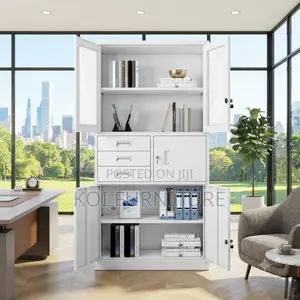 Office Cabinet; Two Doors Steel Refined Surface Office Cabinet