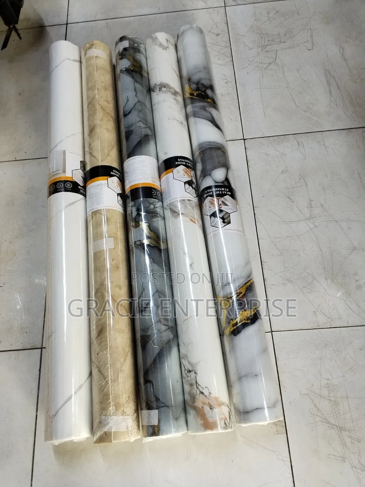 Peel-and-Stick Faux Marble Vinyl Rolls , Marble Wallpaper