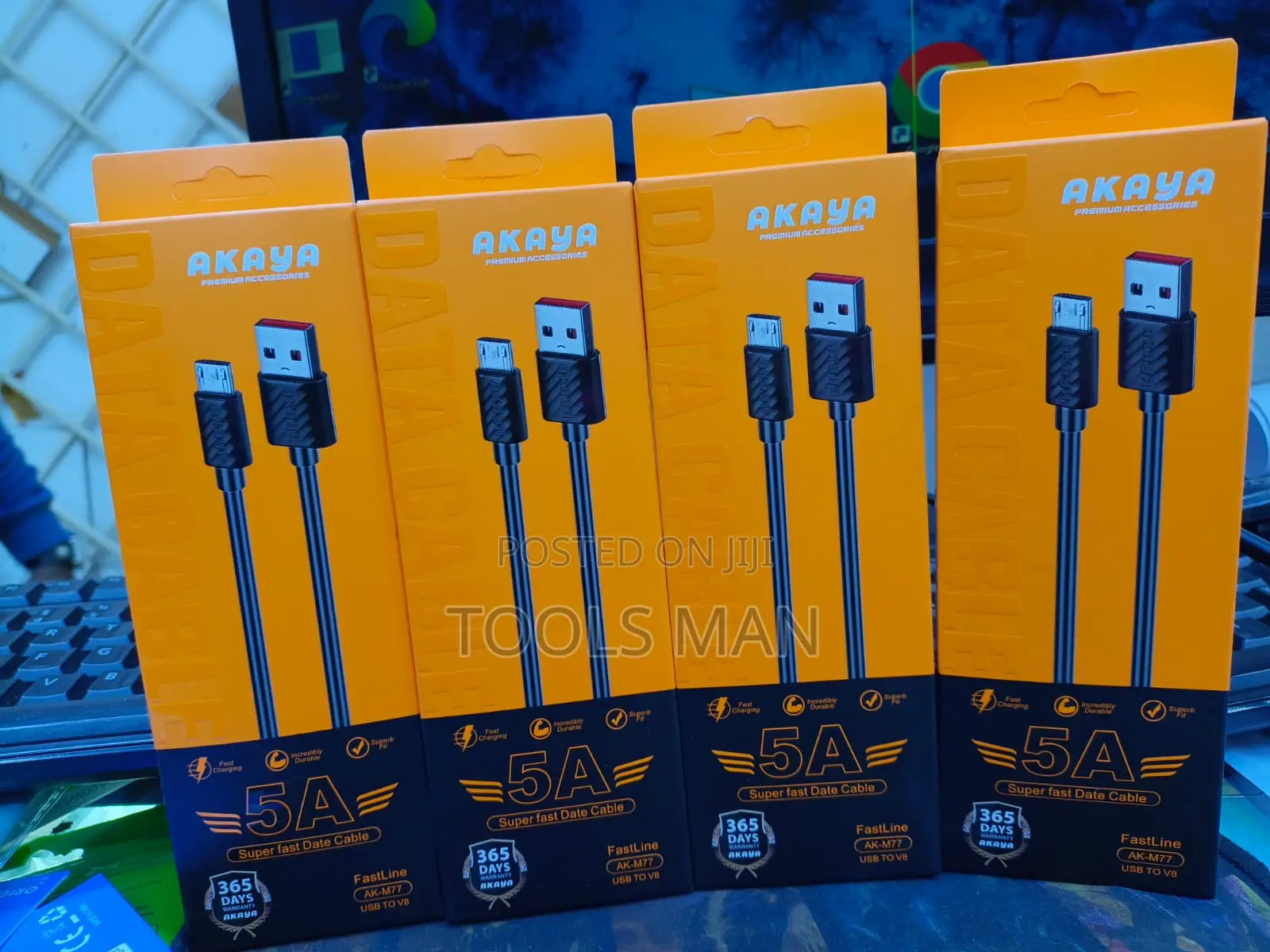 Data Sync Cable.USB Micro V8 Fast Charger Cable AKAYA AK-M77 5A