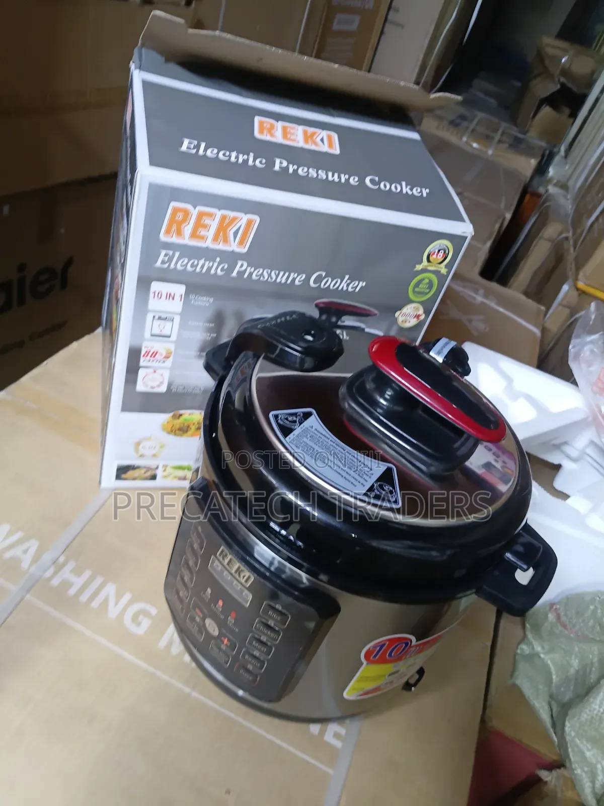 REKI 6L Electric Pressure Cooker 10-in-1 Multi Cooker