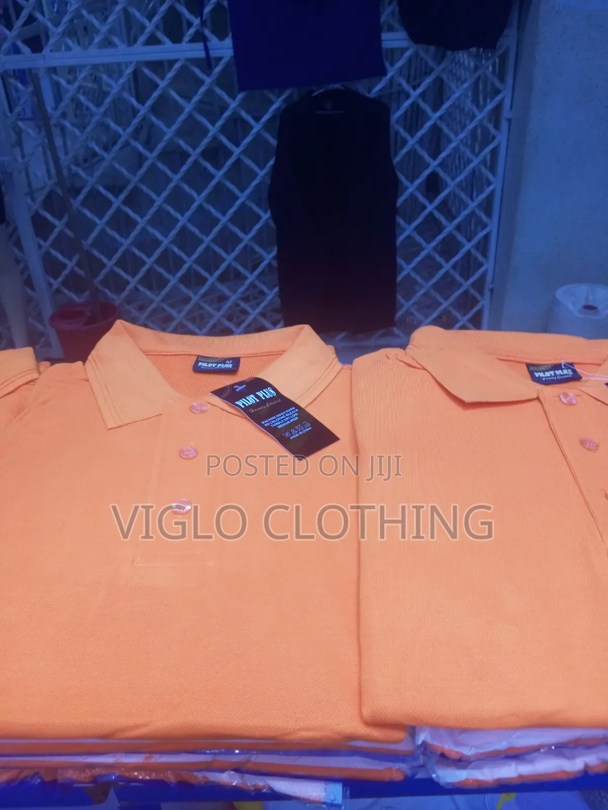 Orange Poloshirts in Wholesale and Single Orders
