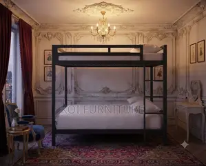 Steel Bunk Bed With Rail