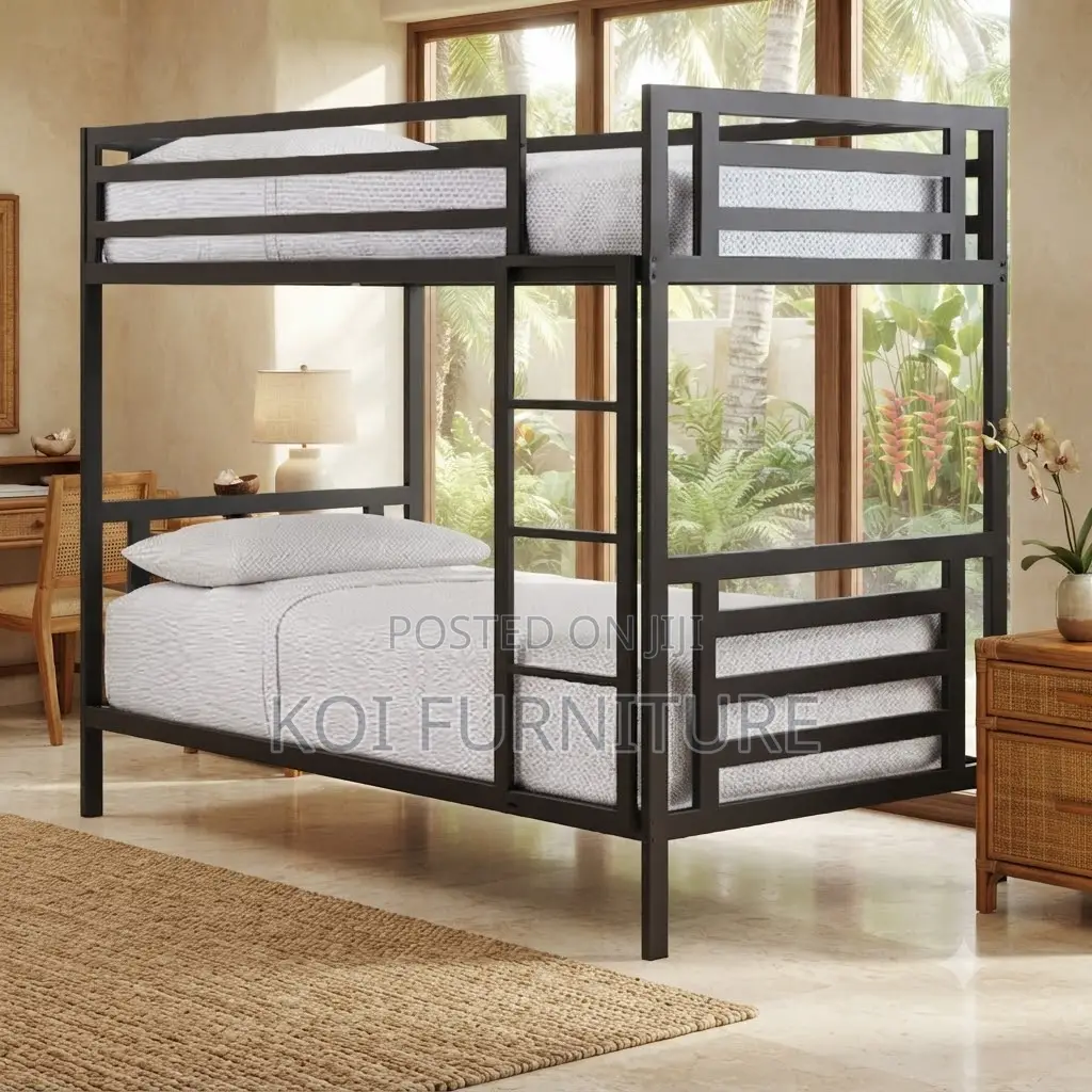 Steel Bunk Bed With Rail