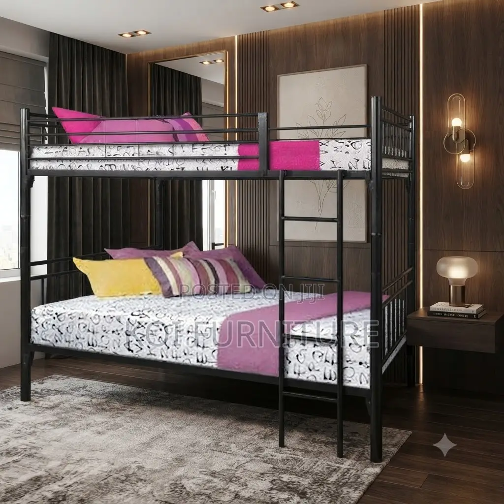Steel Bunk Bed With Rail