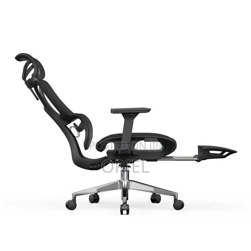 Office Chair : Black Orthopedic Mesh Office Chair