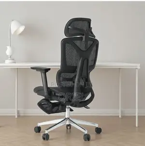 Office Chair : Black Orthopedic Mesh Office Chair