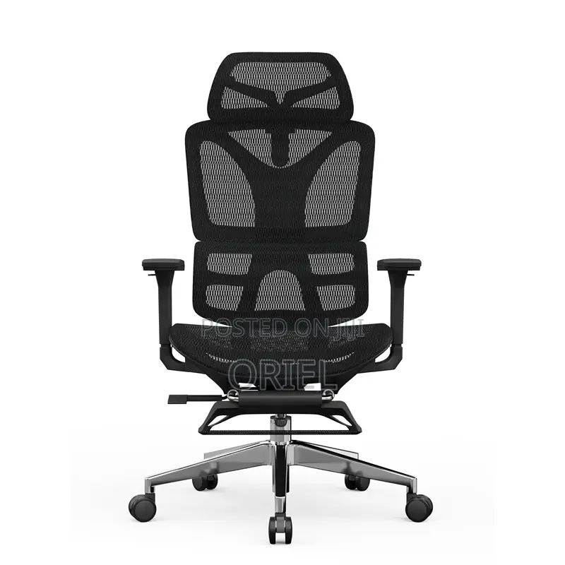 Office Chair : Black Orthopedic Mesh Office Chair