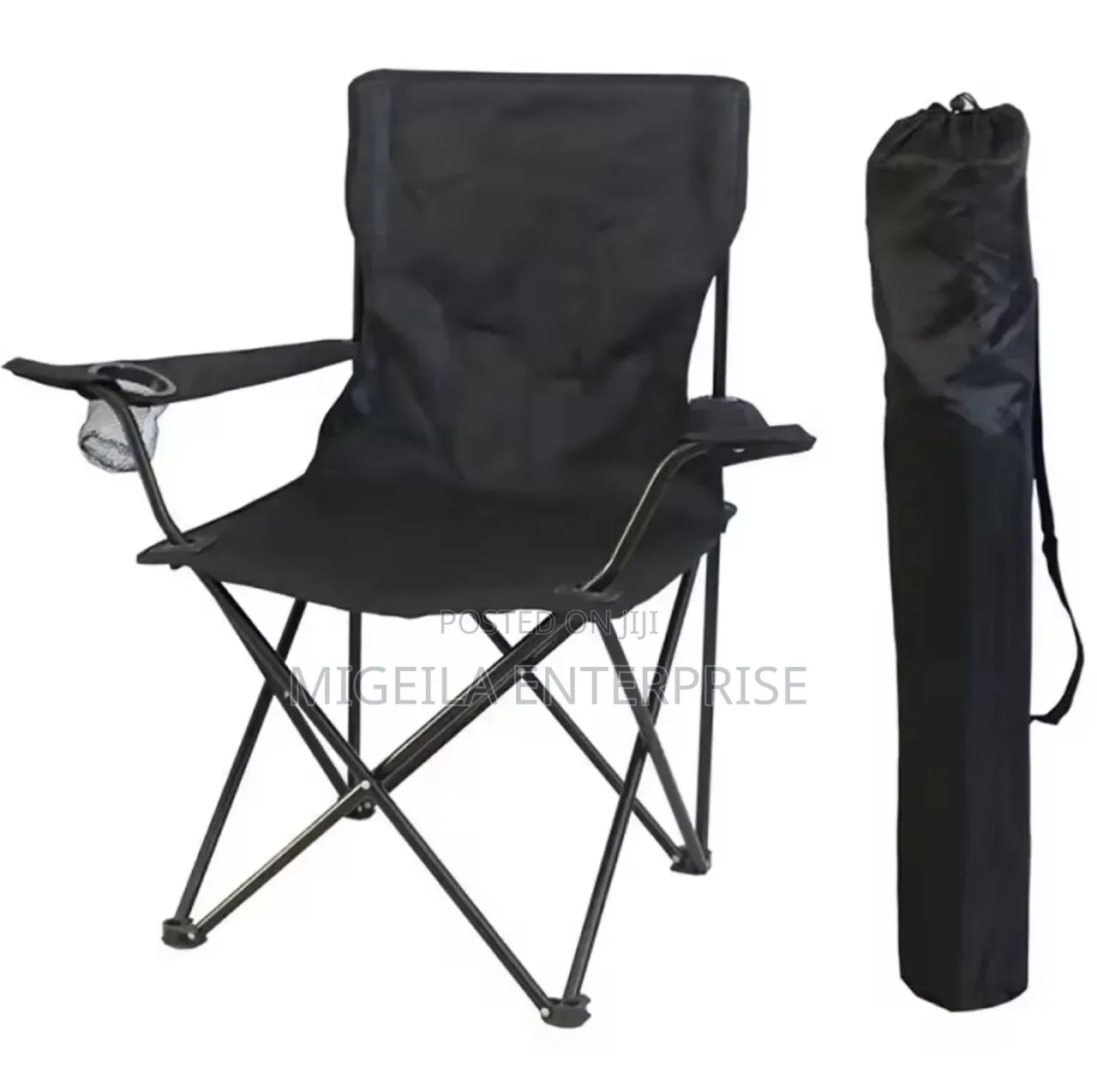 Fodable Metallic Frame Water Proof Canvas Camping Chair