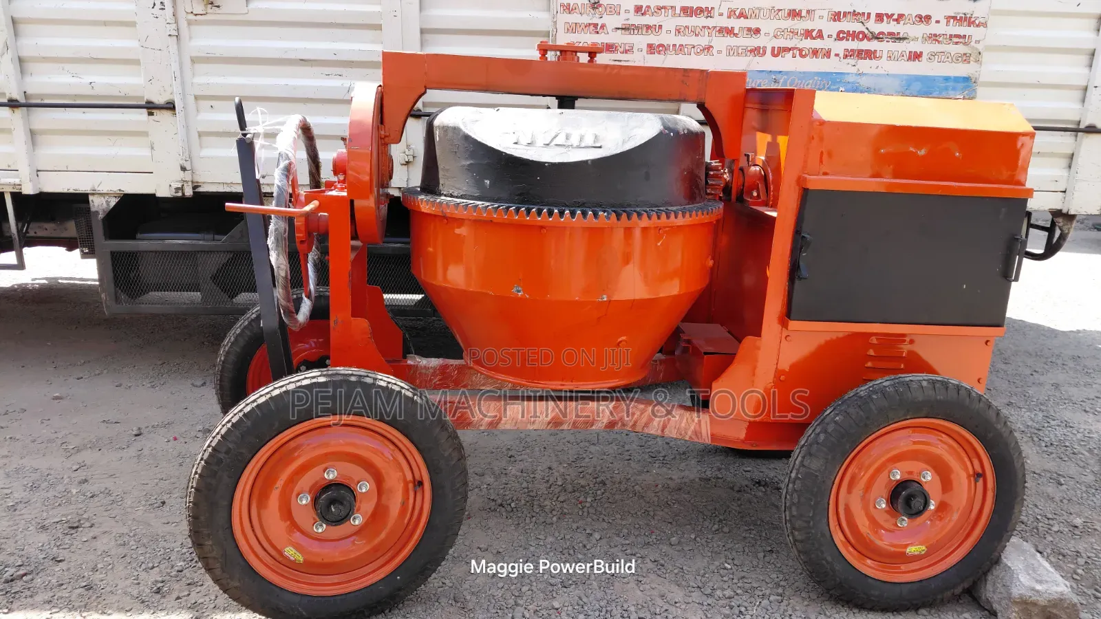 Titan 500L Indian Concrete Mixer 8hp Diesel Engine