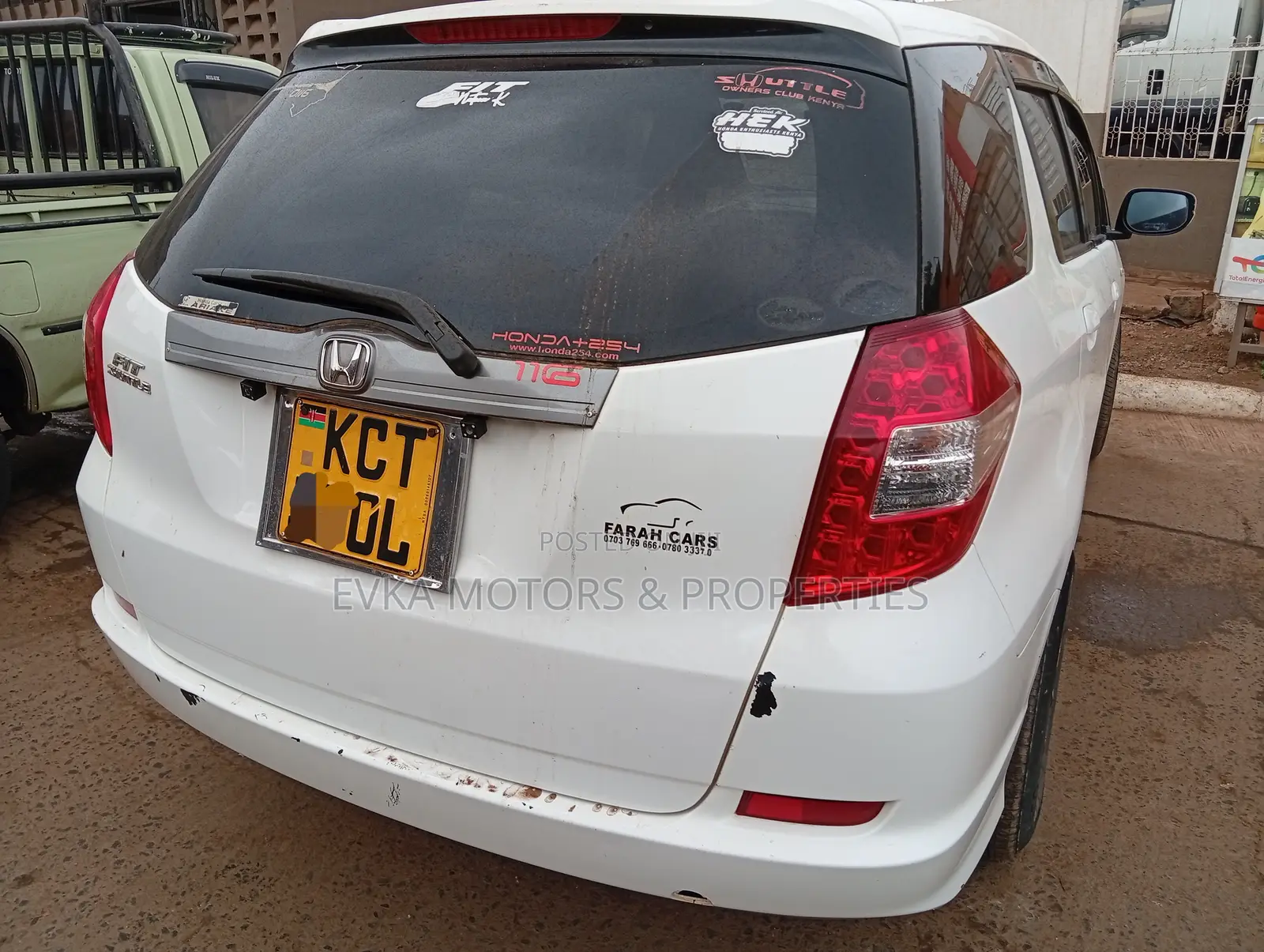 Honda Fit Shuttle 2012 White