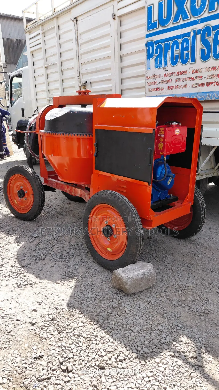 Titan 500L Indian Concrete Mixer 8hp Diesel Engine