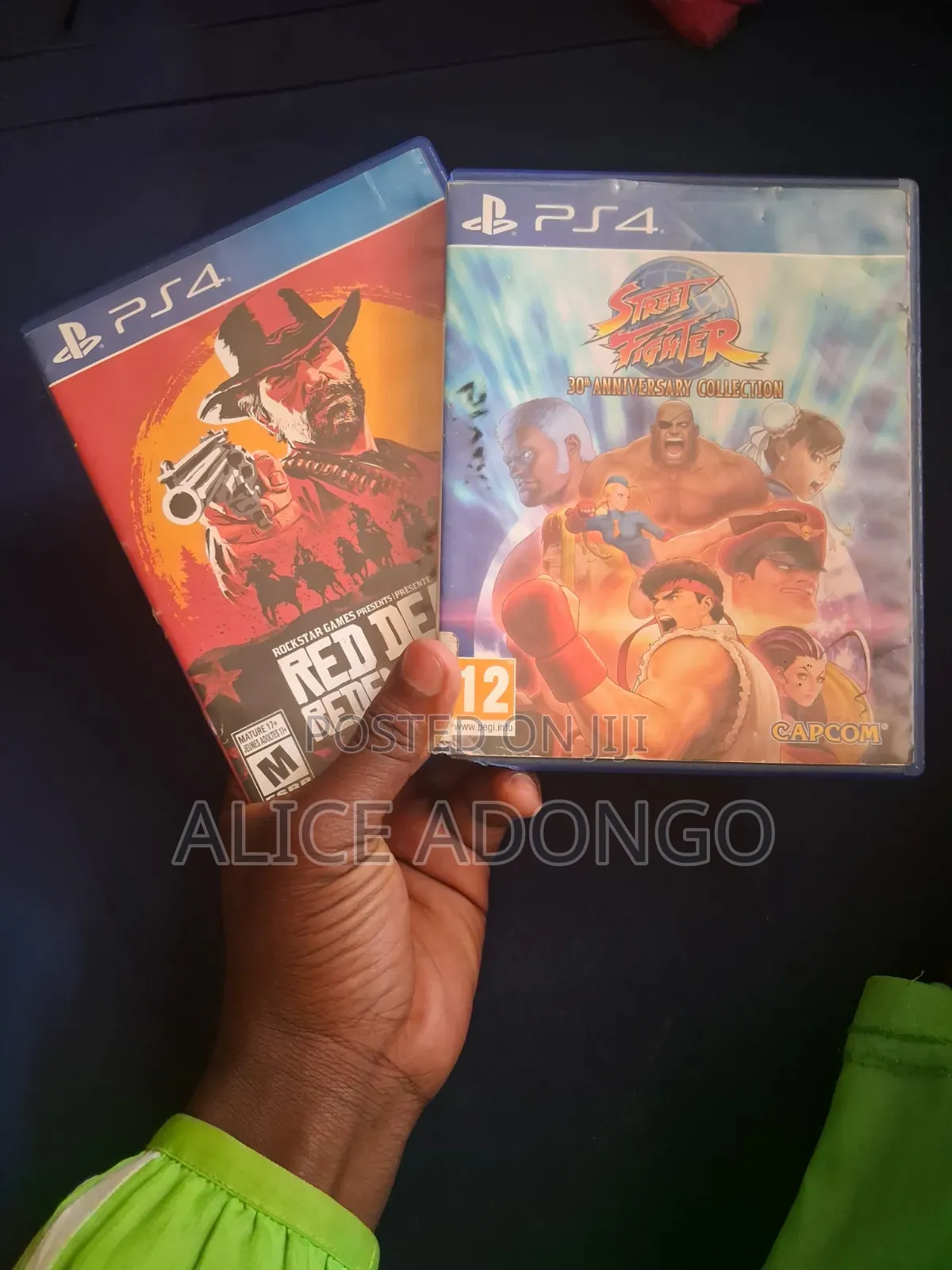 Ps4 Red Dead Redemption and Street Fighter
