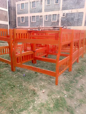 Double Decker Hardwood Bed-4*6 by 3.5*6 Queen Size Decker Bed