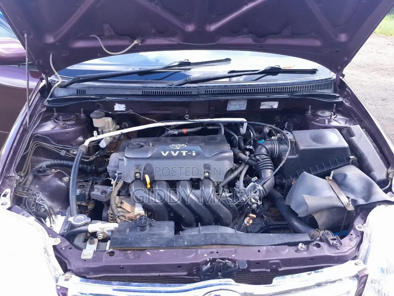 Toyota Corolla 2002 Maroon