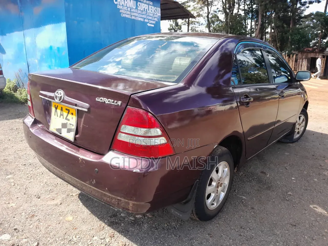 Toyota Corolla 2002 Maroon