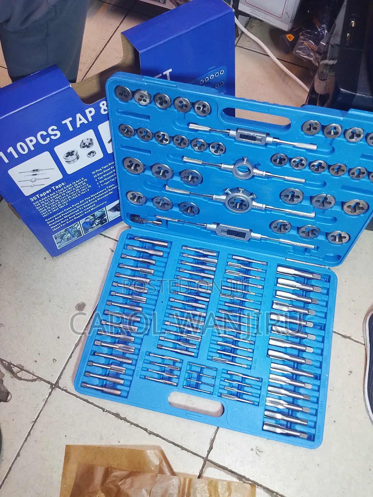New 110pcs Tap and Die Set/110pcs Tap and Die Set