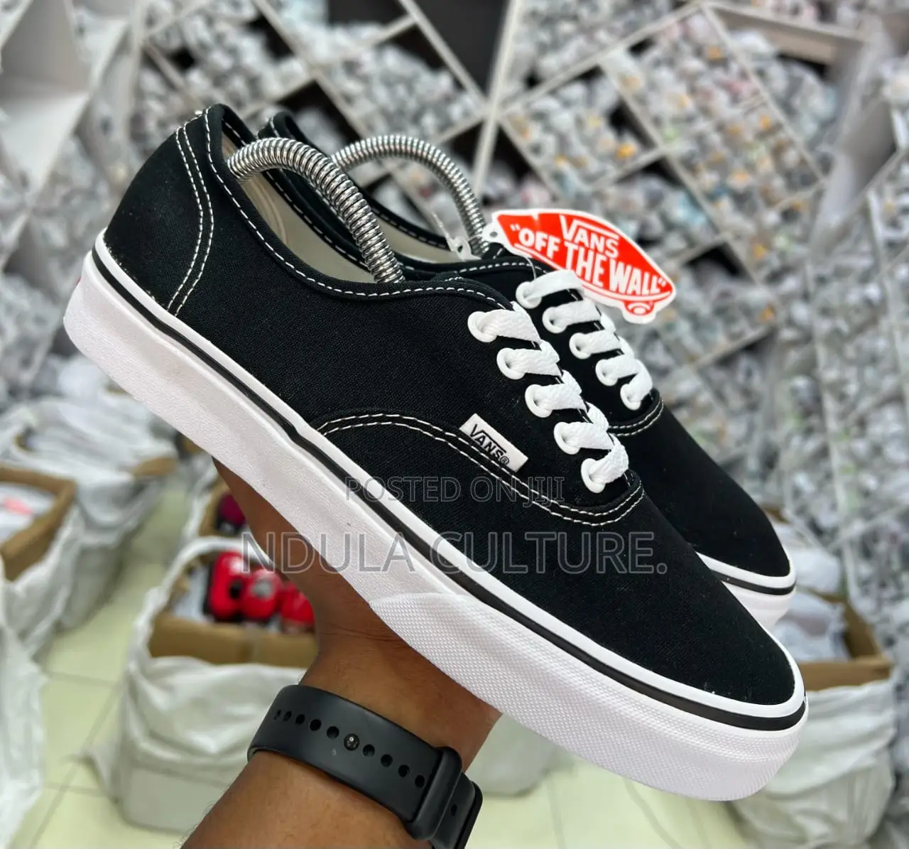 Plain Canvas Vans Sneakers